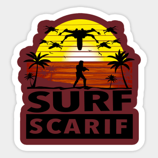 Surf Scarif Sticker